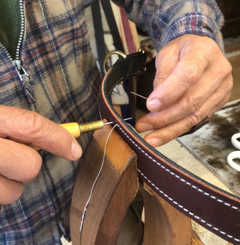 fabrication ceinture en cuir sur mesure